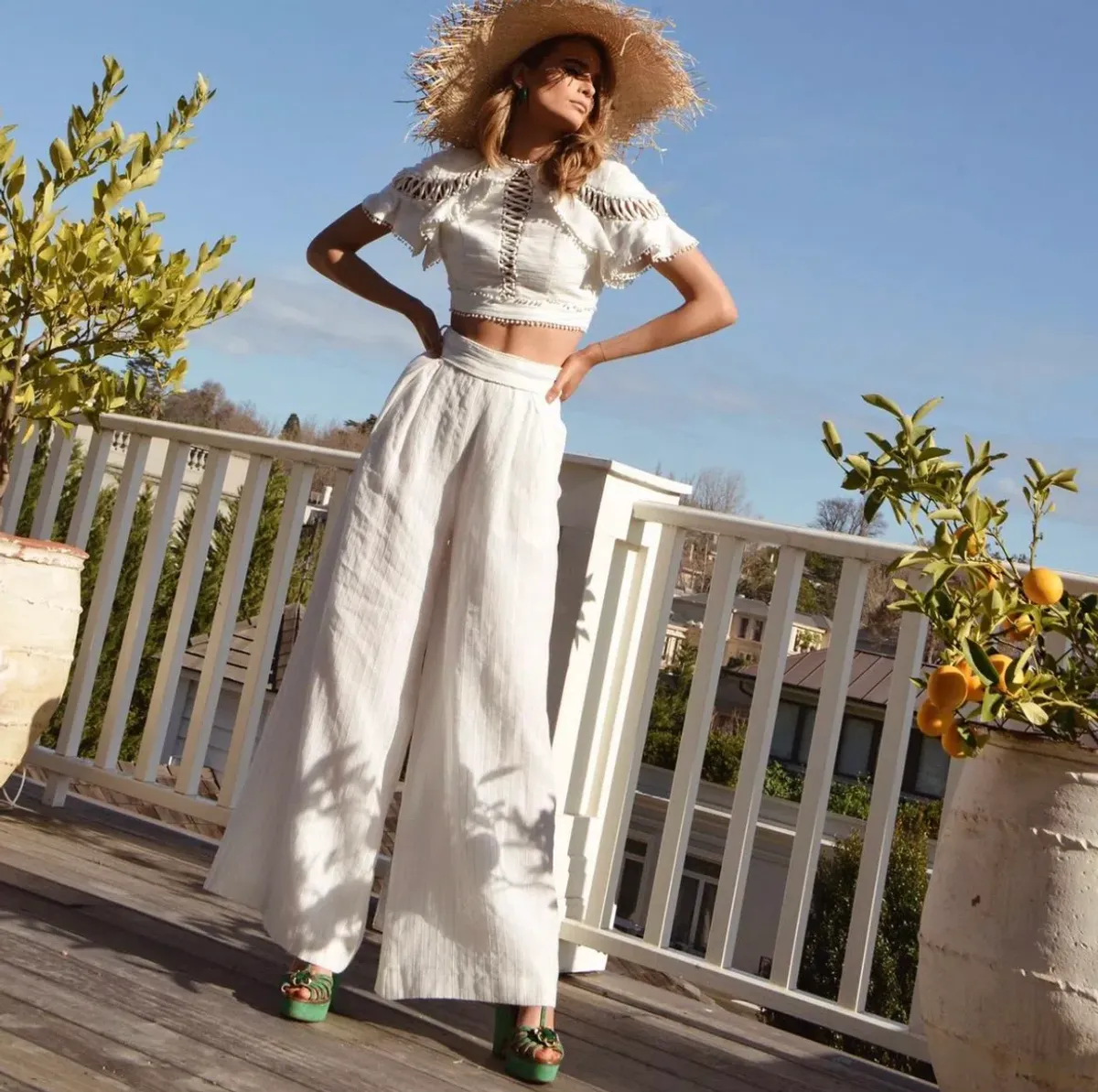 Mackenzie Mode Mulberry Mulberry Pants Winter White Size AU 12 - Image 1