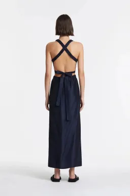 Sir The Label Franc Cross Back Gown Navy Size 0/Au 6 for rent on The Volte - image 2