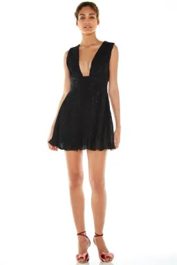 Talulah La Maison Allure Dress Black Size Medium / AU 10 for rent on The Volte - image 1