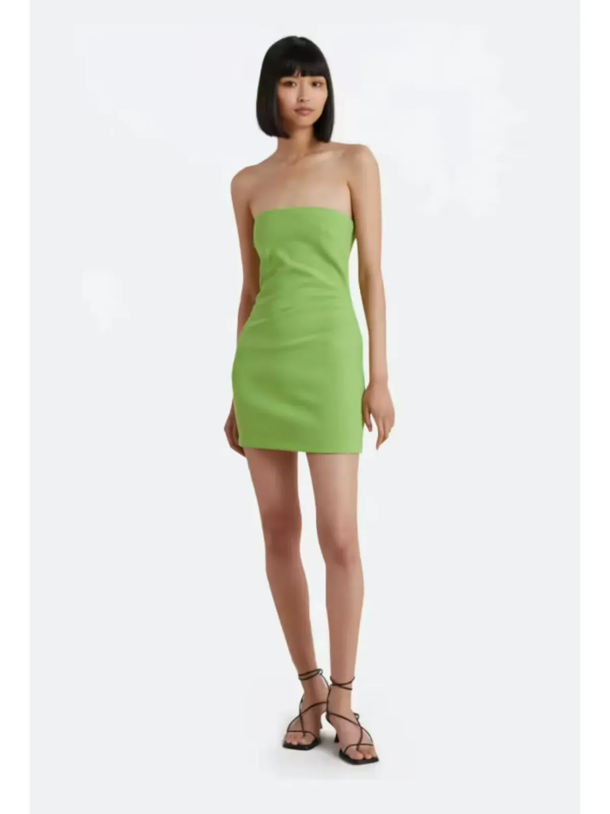 Bec & Bridge Karina Mini Dress Pea Green Size AU 6 - Image 1