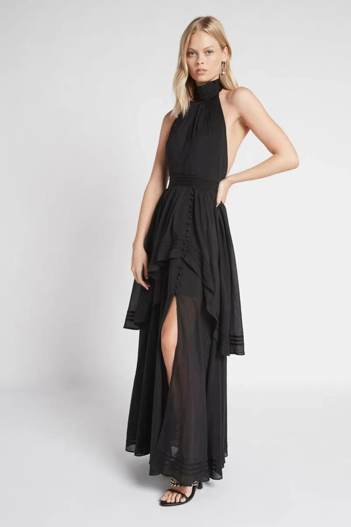 Aje Sienna Dress Black Size 6 - Image 1