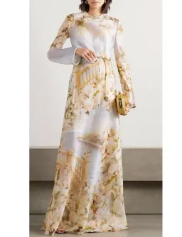 Zimmermann Luminosity Bias Silk Dress - Size 0P / AU 6 for rent on The Volte - image 1