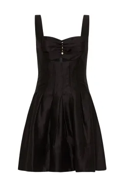 Aje Divinity Pearl Pin Mini Dress Black Size 6 for rent on The Volte - image 3