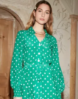 Kitri Sylvie Dress Green Size AU 8 for rent on The Volte - image 2