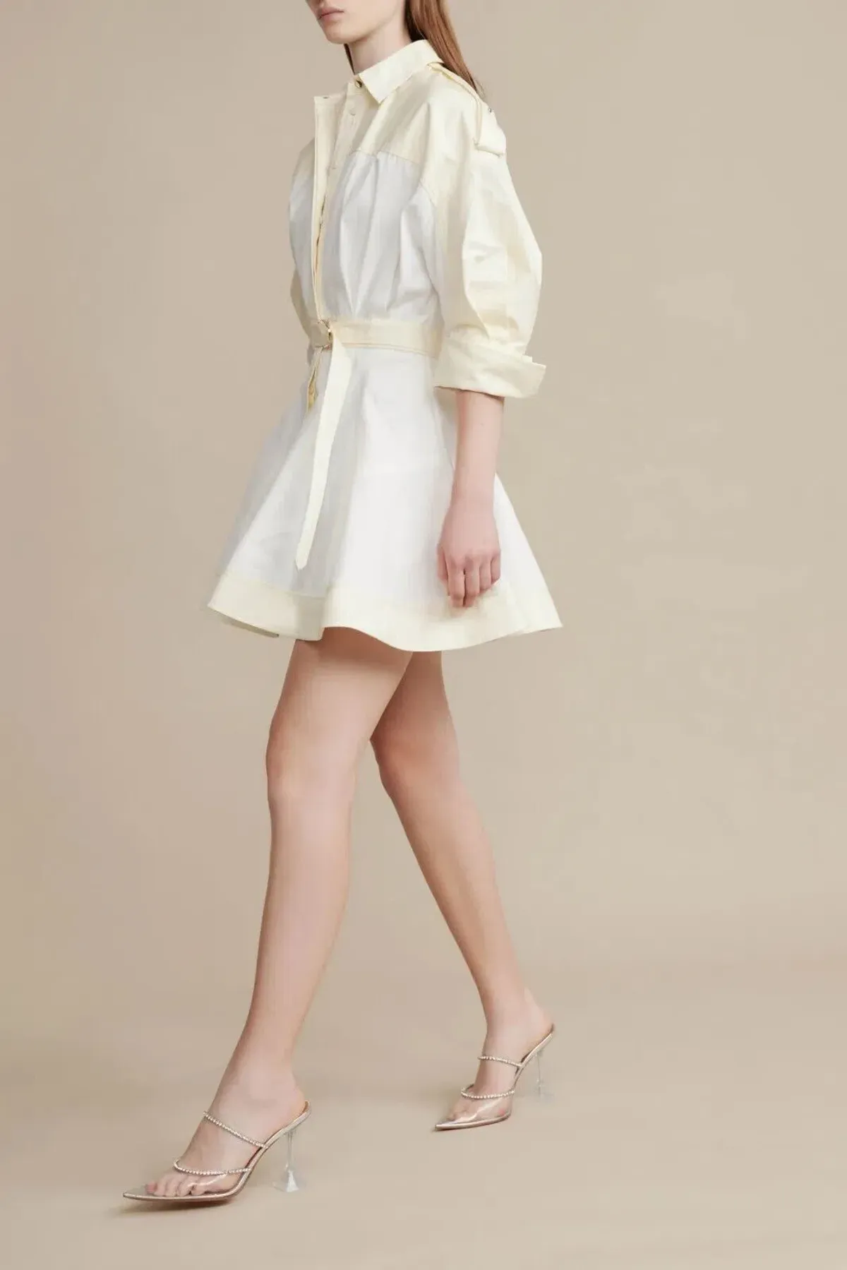 Acler Vienna Dress In Cannoli Cream Size AU 10 - Image 2