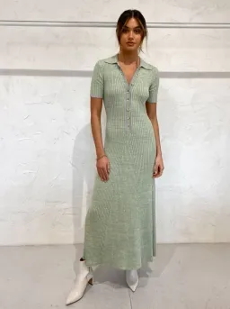 Anna Quan Laurel Penelope Midi Dress Meadow Mint Size 8 for rent on The Volte - image 5