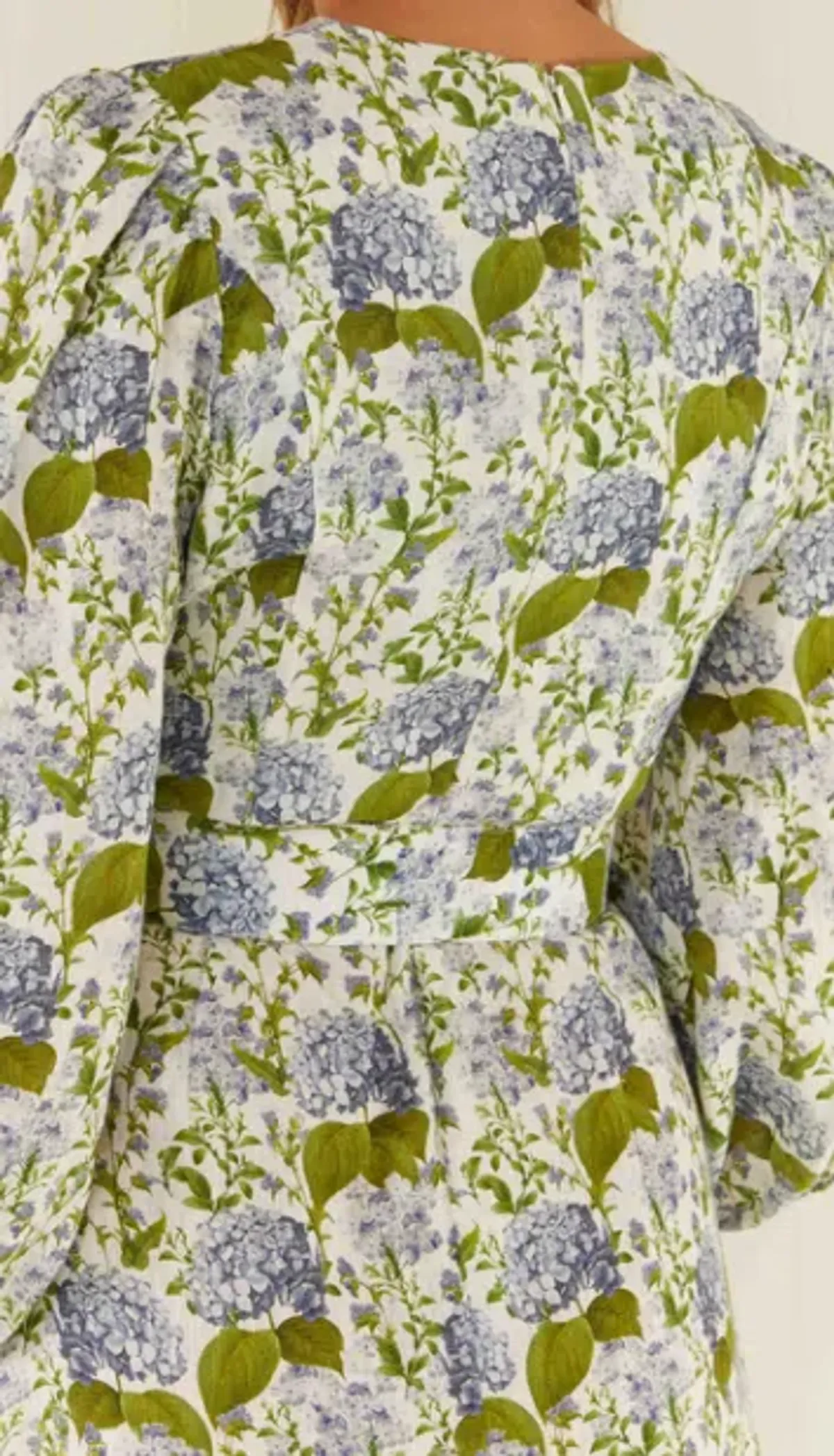 Palm Noosa Melrose Dress Blue Blooms Floral Size 12  - Image 6