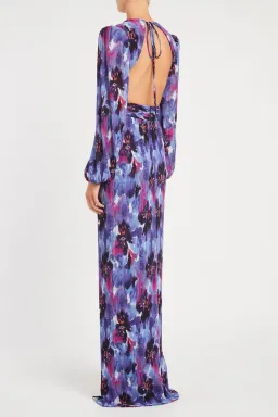 Rebecca Vallance Violet Deluge Gown Floral Print Size 8 for rent on The Volte - image 3