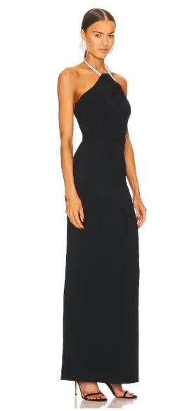 Solace London Riva Maxi Dress in Black Size 10 / M for rent on The Volte - image 2