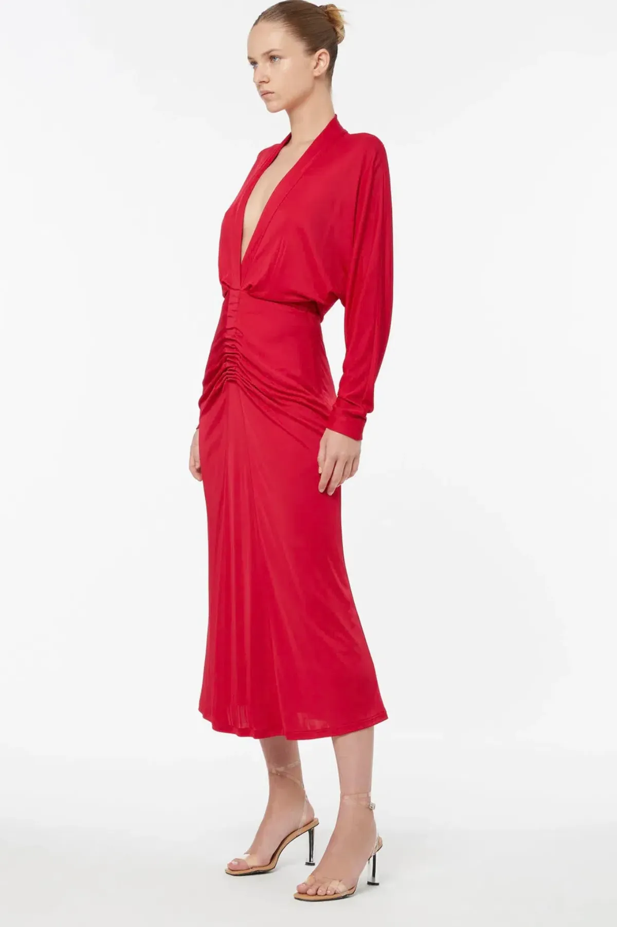 Manning Cartell Silk Jersey Midi Dress Size 10  - Image 2