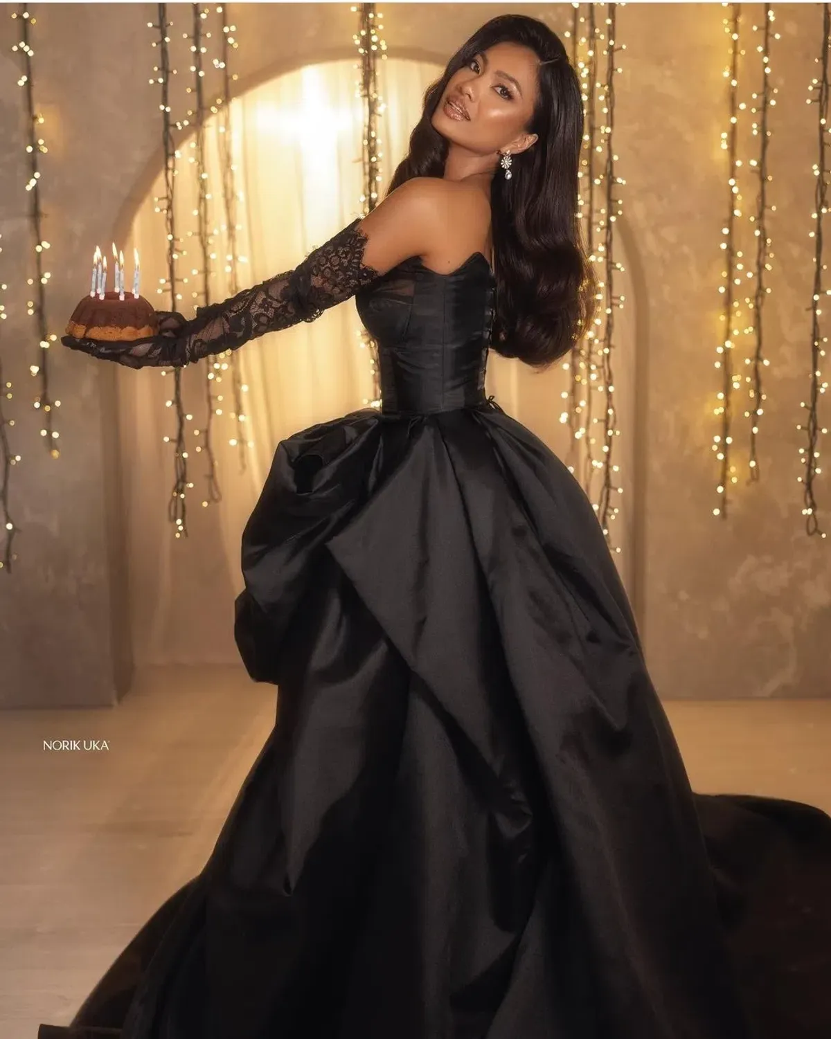 Drenusha Xharra Liliane Dress Black Size 8 - Image 5