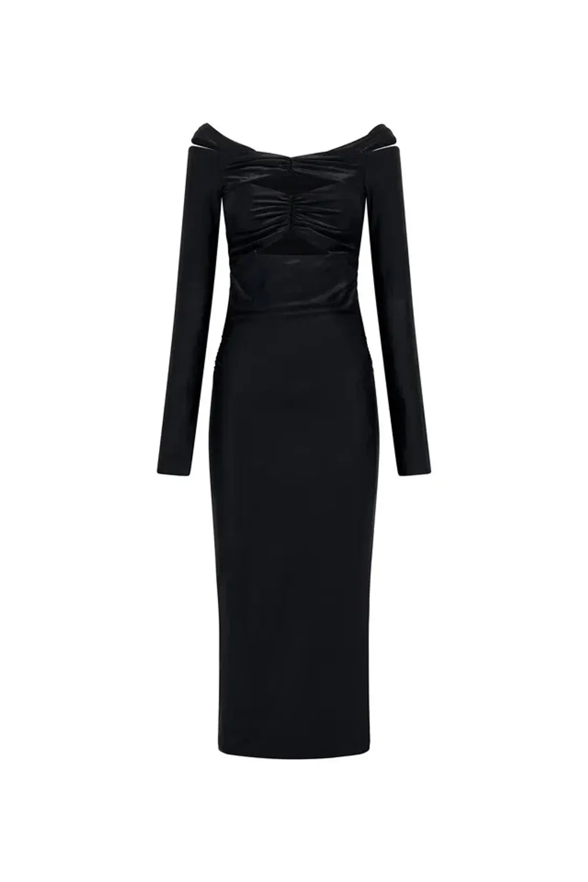 Camilla and Marc Berkley Off-shoulder Dress In Black Size AU 10  - Image 4