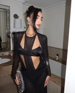 Christopher Esber Boudica Dress Black Size AU 8 / S for rent on The Volte - image 5