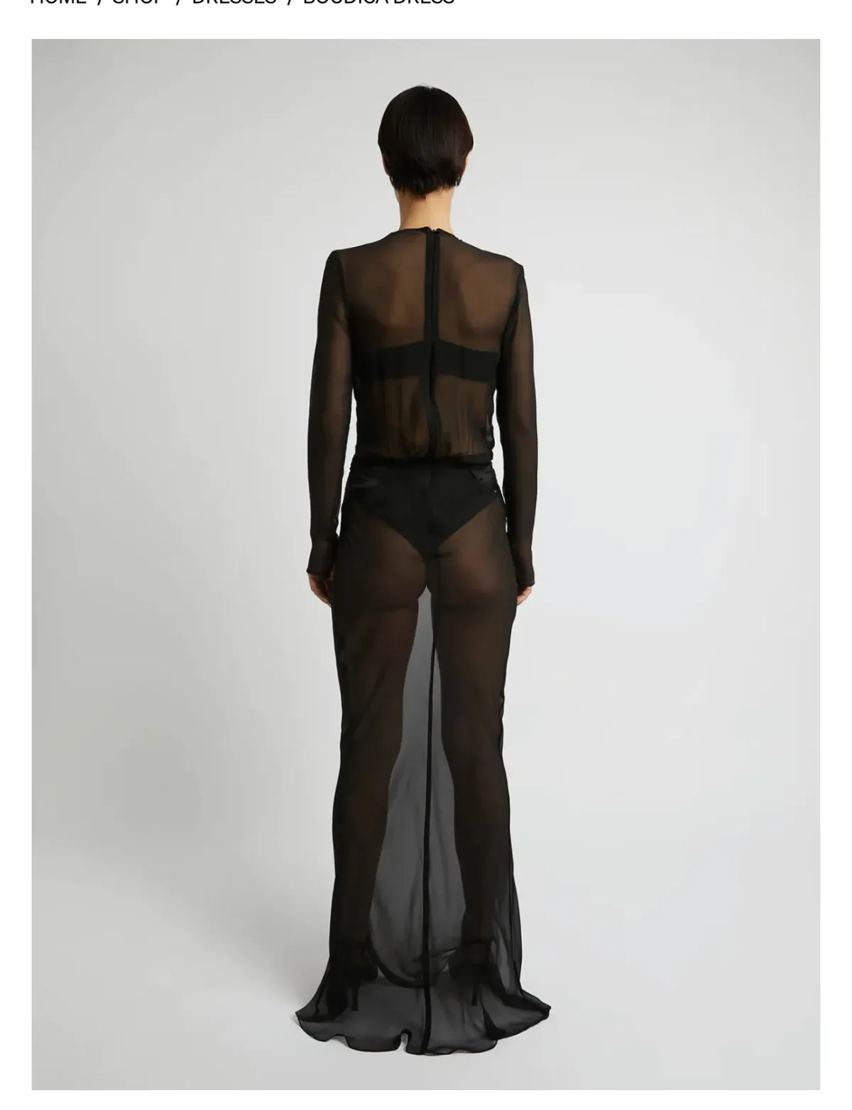 Christopher Esber Boudica Dress Black Size AU 8 / S - Image 4