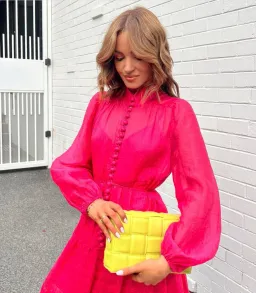 Sheike Kirra Maxi Dress Pink Size 14 for rent on The Volte - image 2