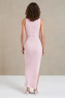 Bec & Bridge Riveria Midi Dress Candy Pink Size 8  for rent on The Volte - image 3