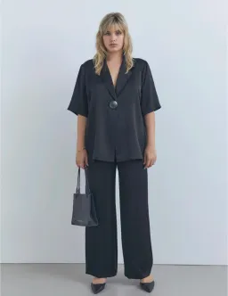 Viktoria & Woods Chorus Shirt and Pilot Pant Set Black Size 8  for rent on The Volte - image 1