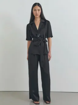 Viktoria & Woods Chorus Shirt and Pilot Pant Set Black Size 8  for rent on The Volte - image 2