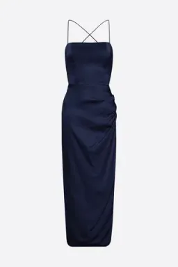 Manning Cartel Miami Heat Backless Dress Navy Size 10 for rent on The Volte - image 2