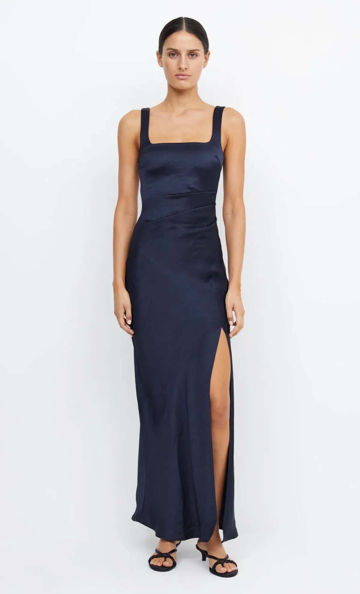 Bec & Bridge The Dreamer Square Neck Dress Ink Size 10 - Image 3