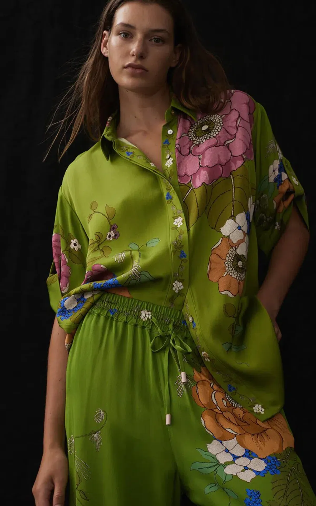 Alemais Olivia Shirt & Pants Set Green Size 14 - Image 2