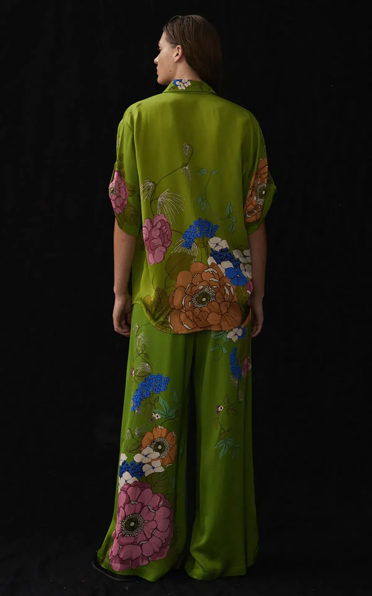 Alemais Olivia Shirt & Pants Set Green Size 14 - Image 3