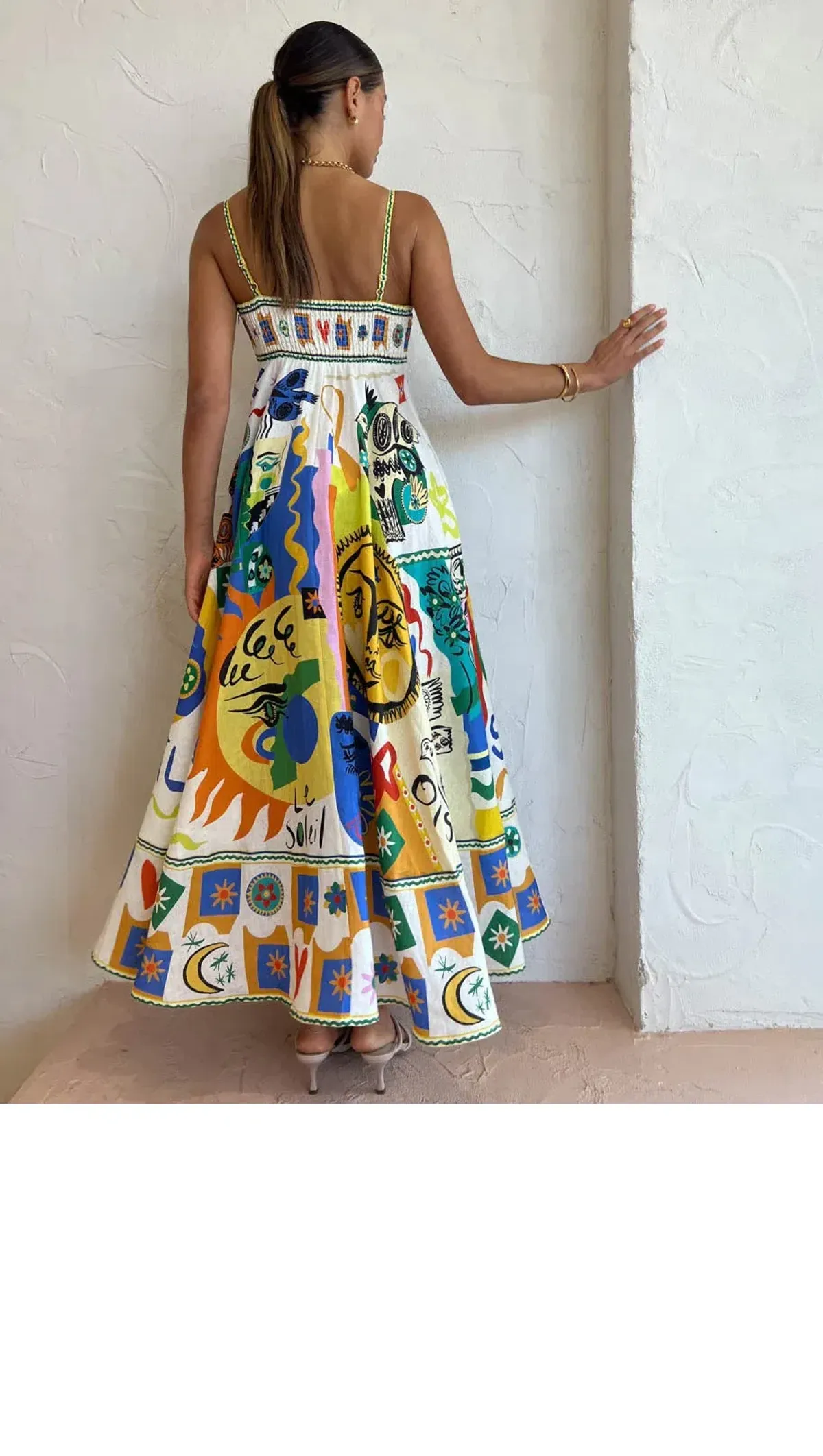 Alemais Soleil Dress Print Size 8  - Image 4