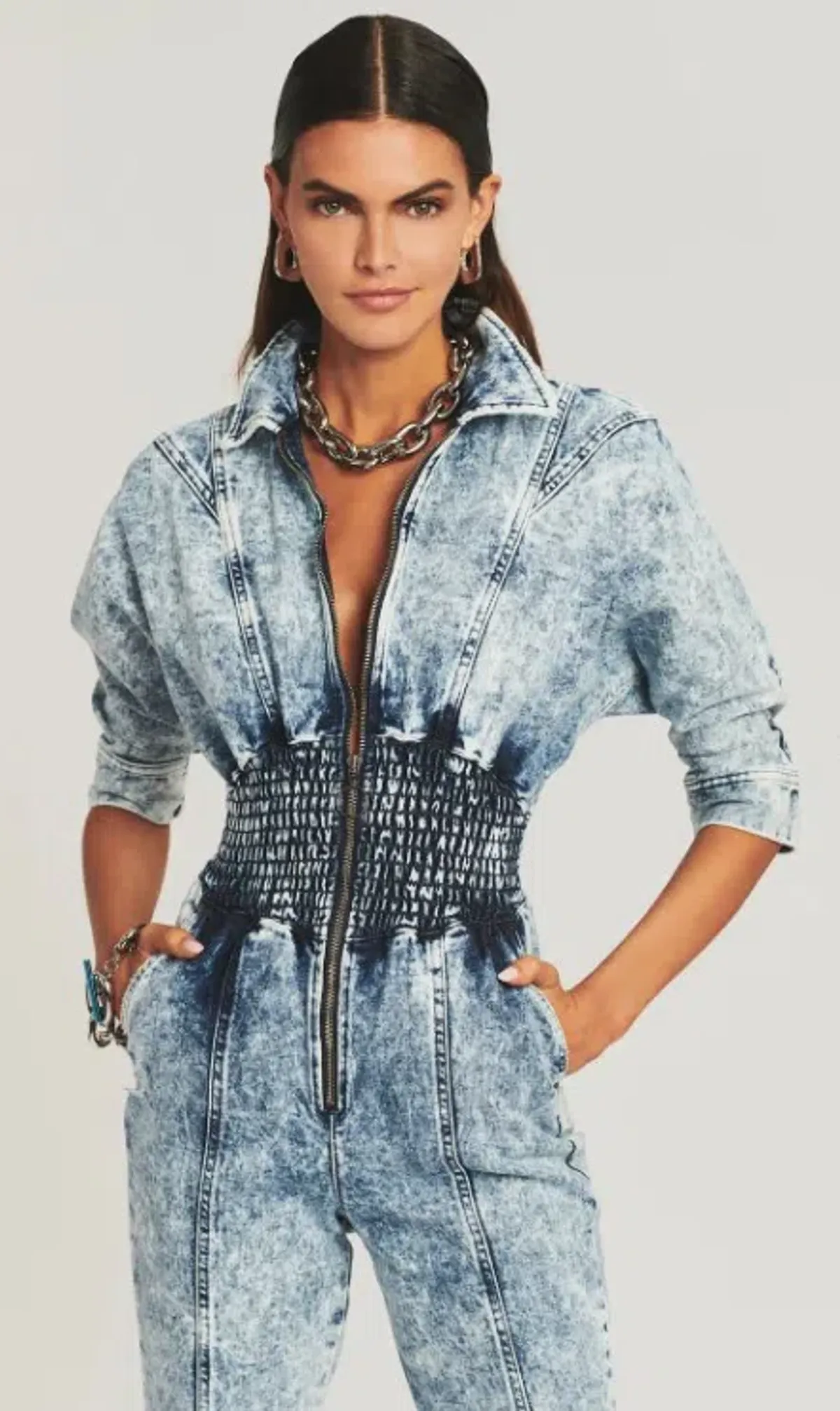 Retrofete Eti Jumpsuit Blue Size XS / Au 6 - Image 2