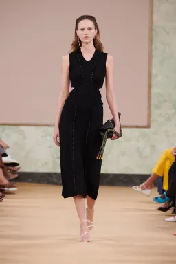 Aje Arp Cut Out Knit Midi Dress Black Size S / Au 8 for rent on The Volte - image 6