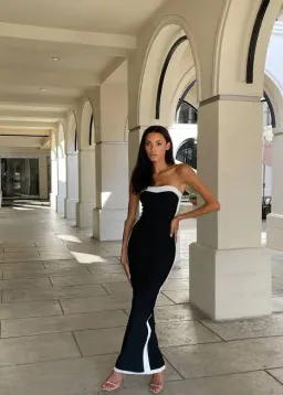 Bianca and Bridgett Ashley Dress Black Size 8 for rent on The Volte - image 2