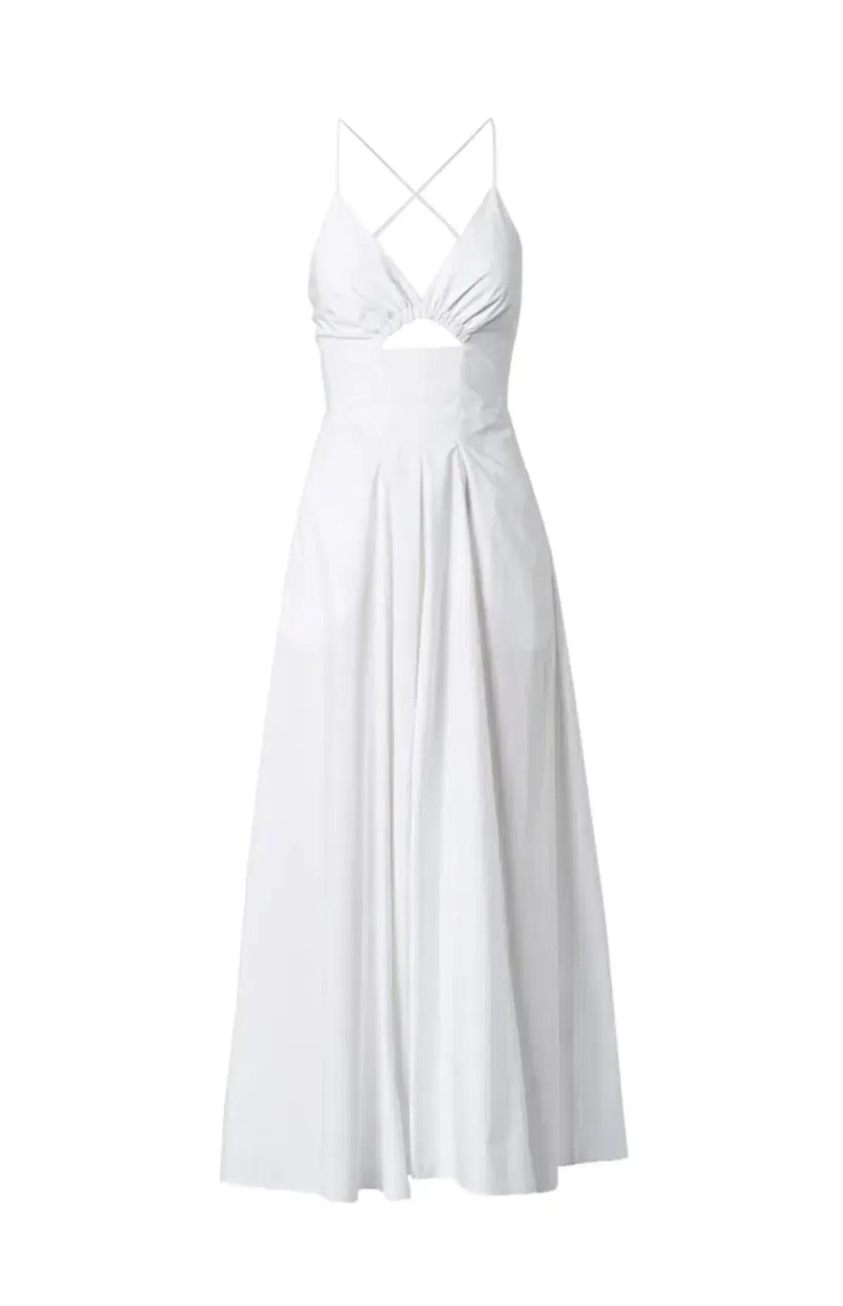 Scanlan Theodore Cotton Strappy Dress White Size AU 8 - Image 3