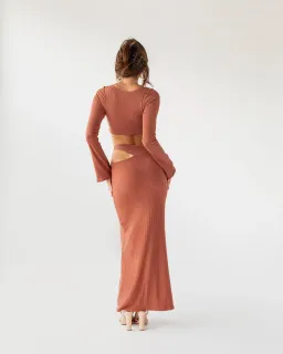 Arcina Ori Ciara Set Brown Size S / AU 8 for rent on The Volte - image 2