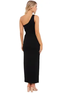 By Johnny One Shoulder Grace Dress Black Size AU 10  for rent on The Volte - image 2