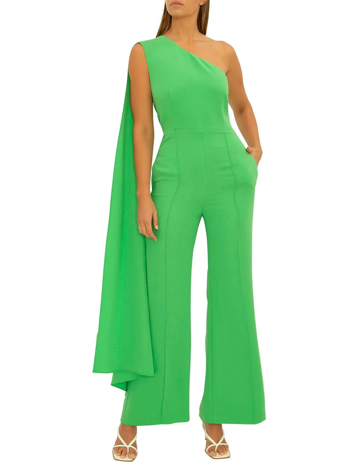 Carla Zampatti Apple Homage to Carla Jumpsuit Green Size 10 - Image 1
