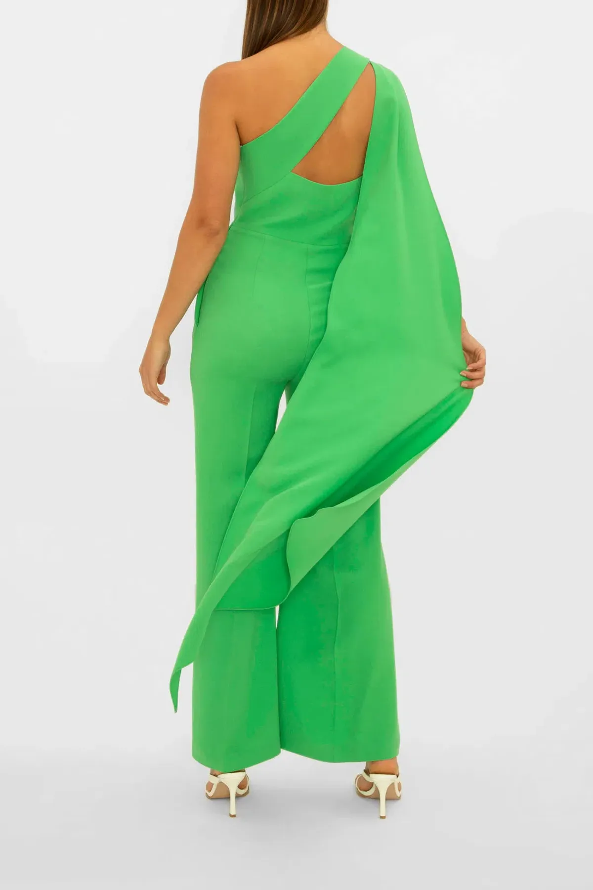 Carla Zampatti Apple Homage to Carla Jumpsuit Green Size 10 - Image 2