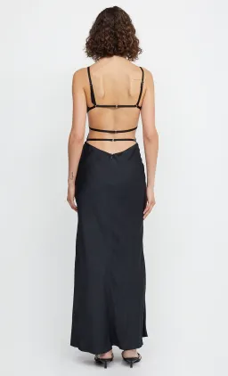 Bec & Bridge Diamond Days Strap Maxi Dress Black Size 8 for rent on The Volte - image 4