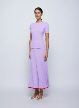 Anna Quan Bebe Top Felicia Skirt Lilac Orchid Set Size AU 8 for rent on The Volte - image 1