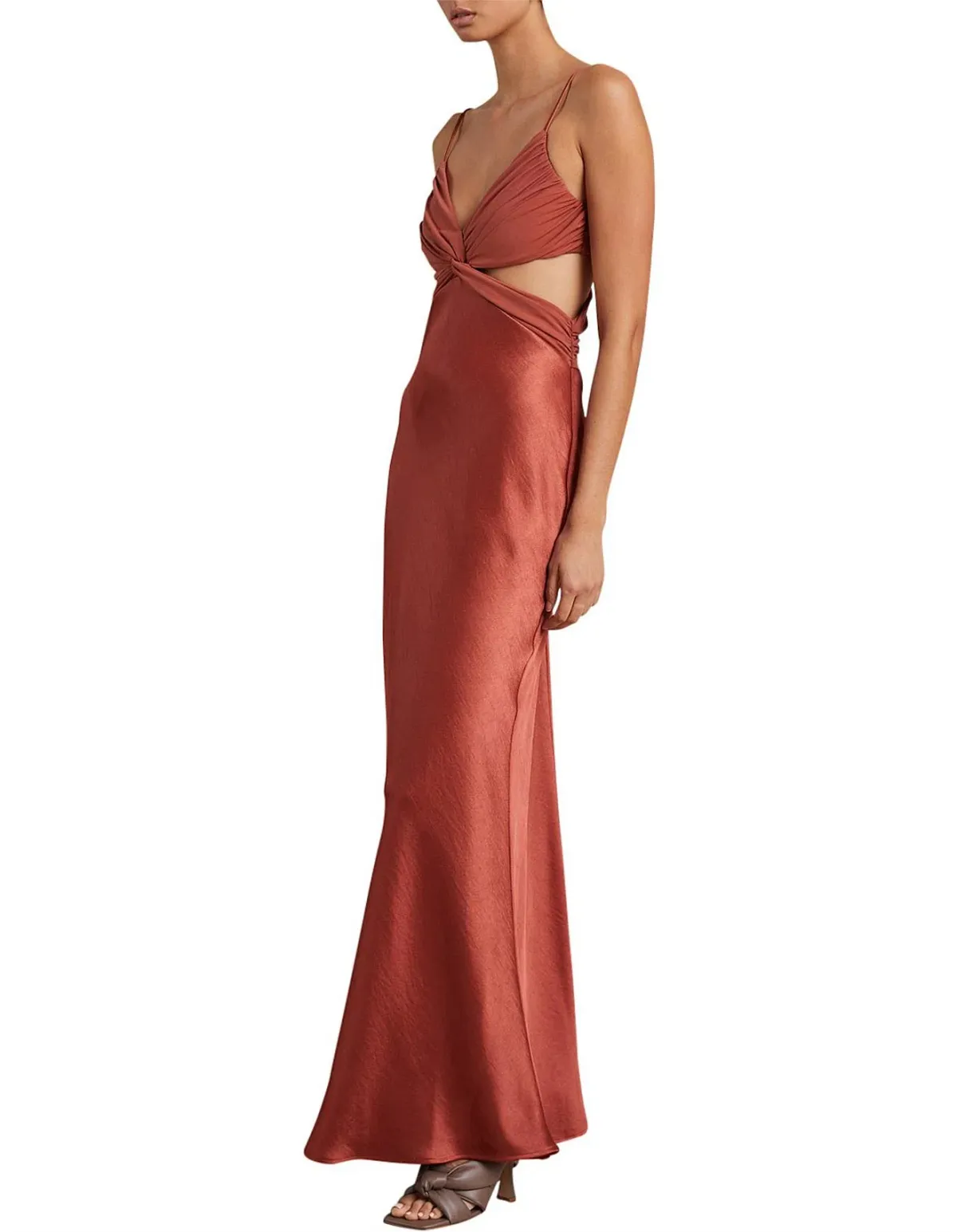 Bec & Bridge Nadia Twist Maxi Dress in  Auburn Size XXL/AU 16  - Image 2