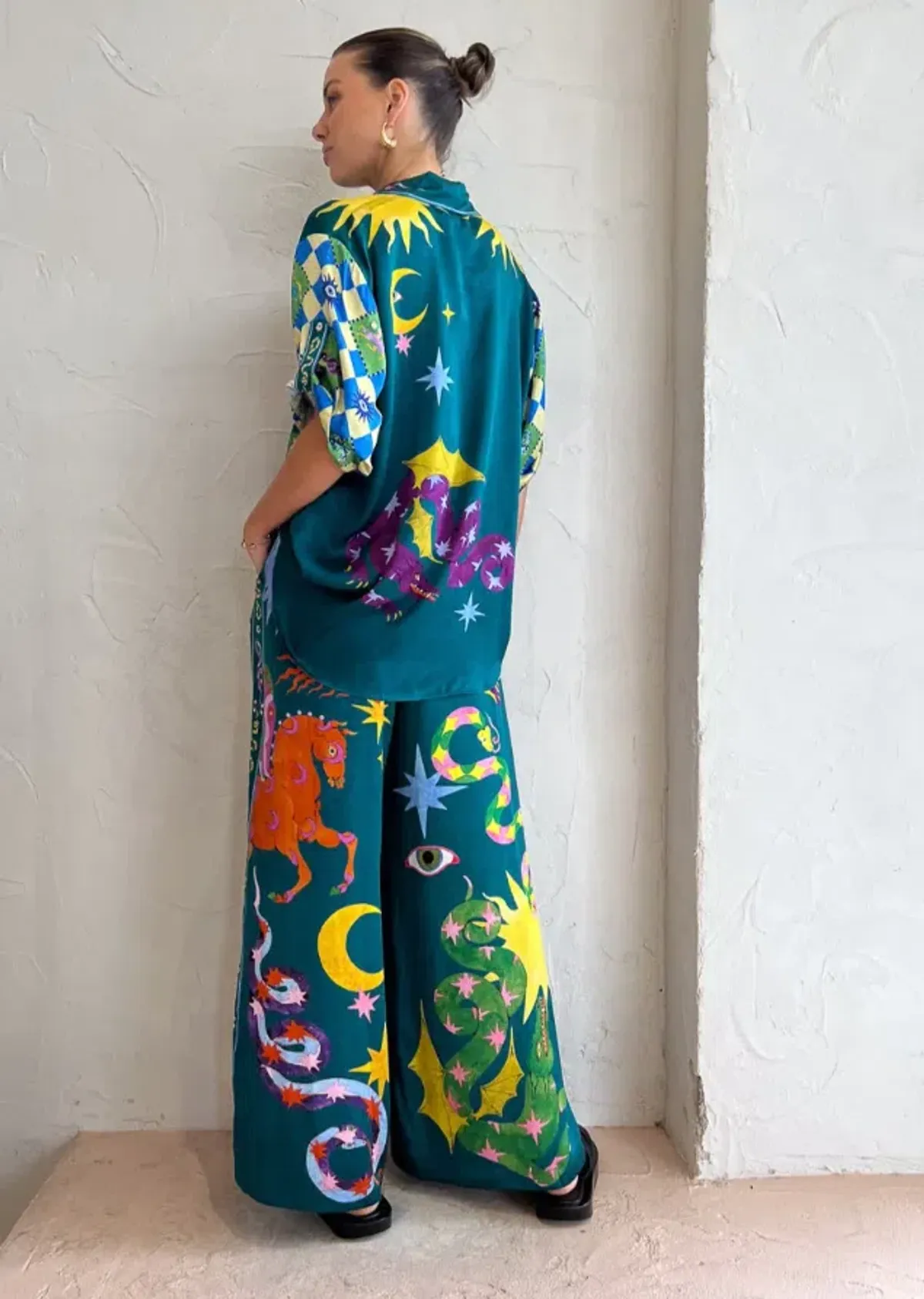 Alemais Guardian Oversized Shirt and Pant Set Multi Size 10/12 - Image 2