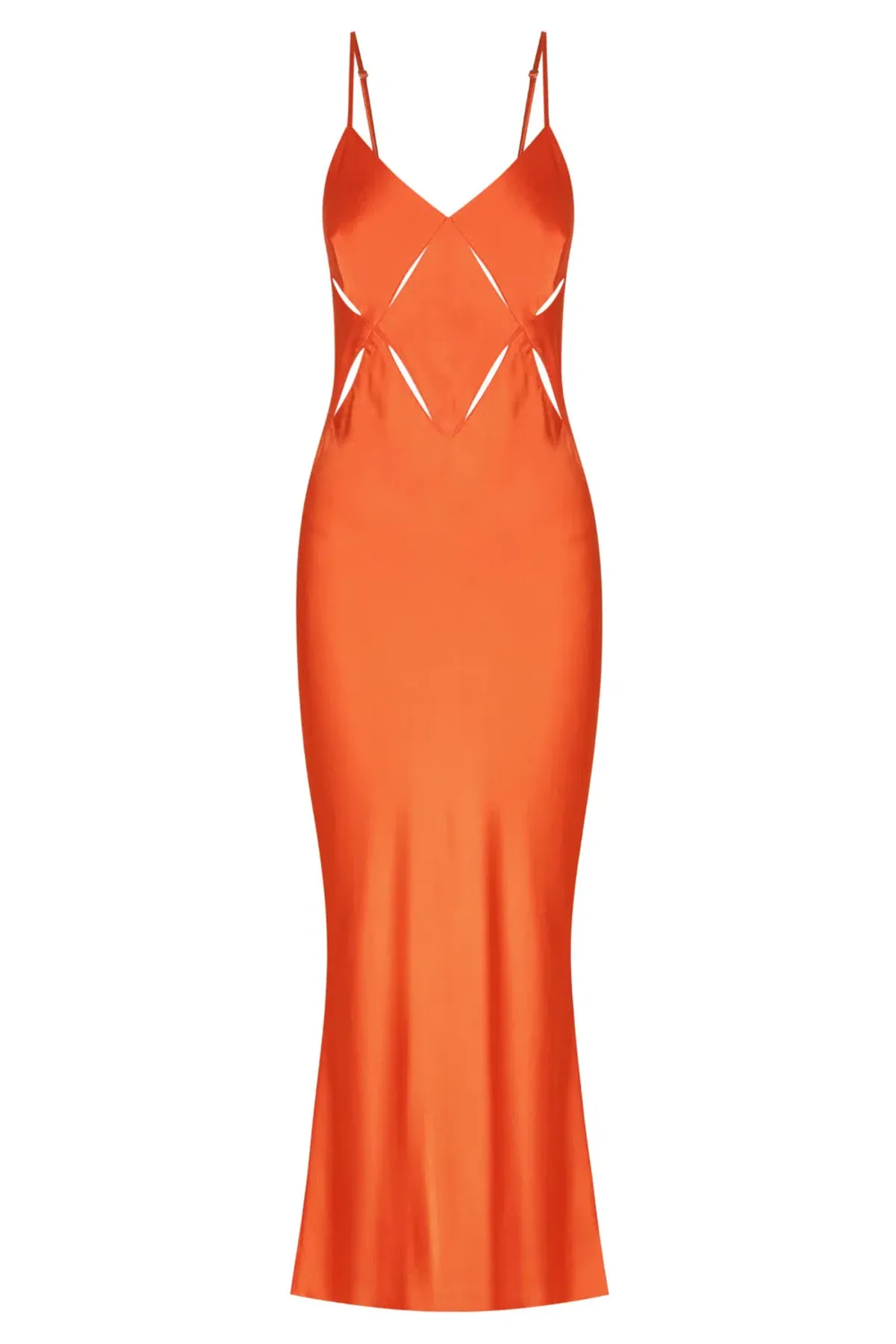 Shona Joy Milo Cut Out Slit Midi Dress Hibiscus Size 4 / XXS - Image 5