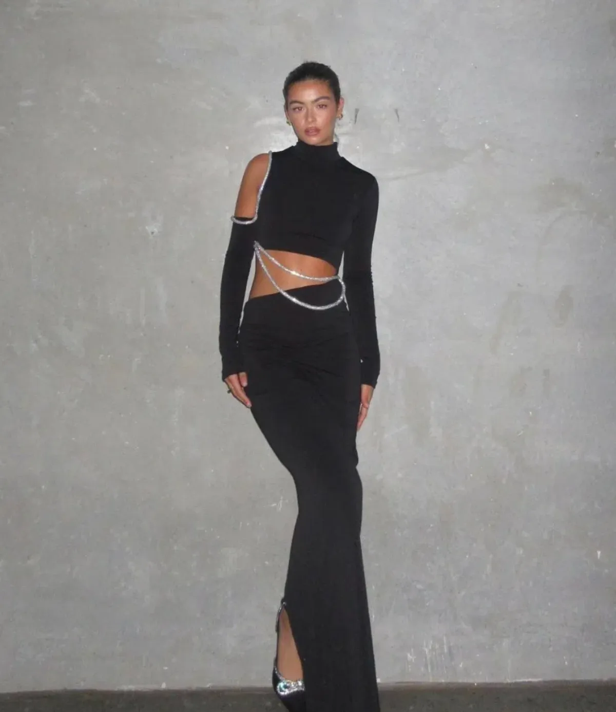 Bianca & Bridgett Sadie Dress Black Size AU 8 - Image 3