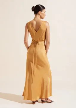 Auguste The Label The Roy Maxi Dress Orange Size 10  for rent on The Volte - image 2