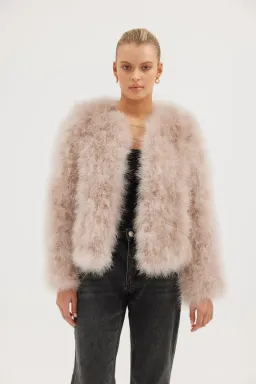 Bubish Luxe Scarlett Jacket Blush Size 8 for rent on The Volte - image 3