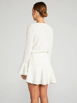 Shona Joy Aimee frill cuff sleeve mini dress - Current Season  for rent on The Volte - image 3