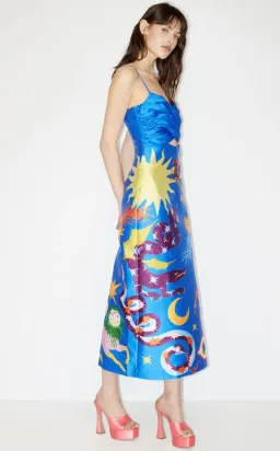 Alemais Guardian Midi Blue Size AU 8 for rent on The Volte - image 3