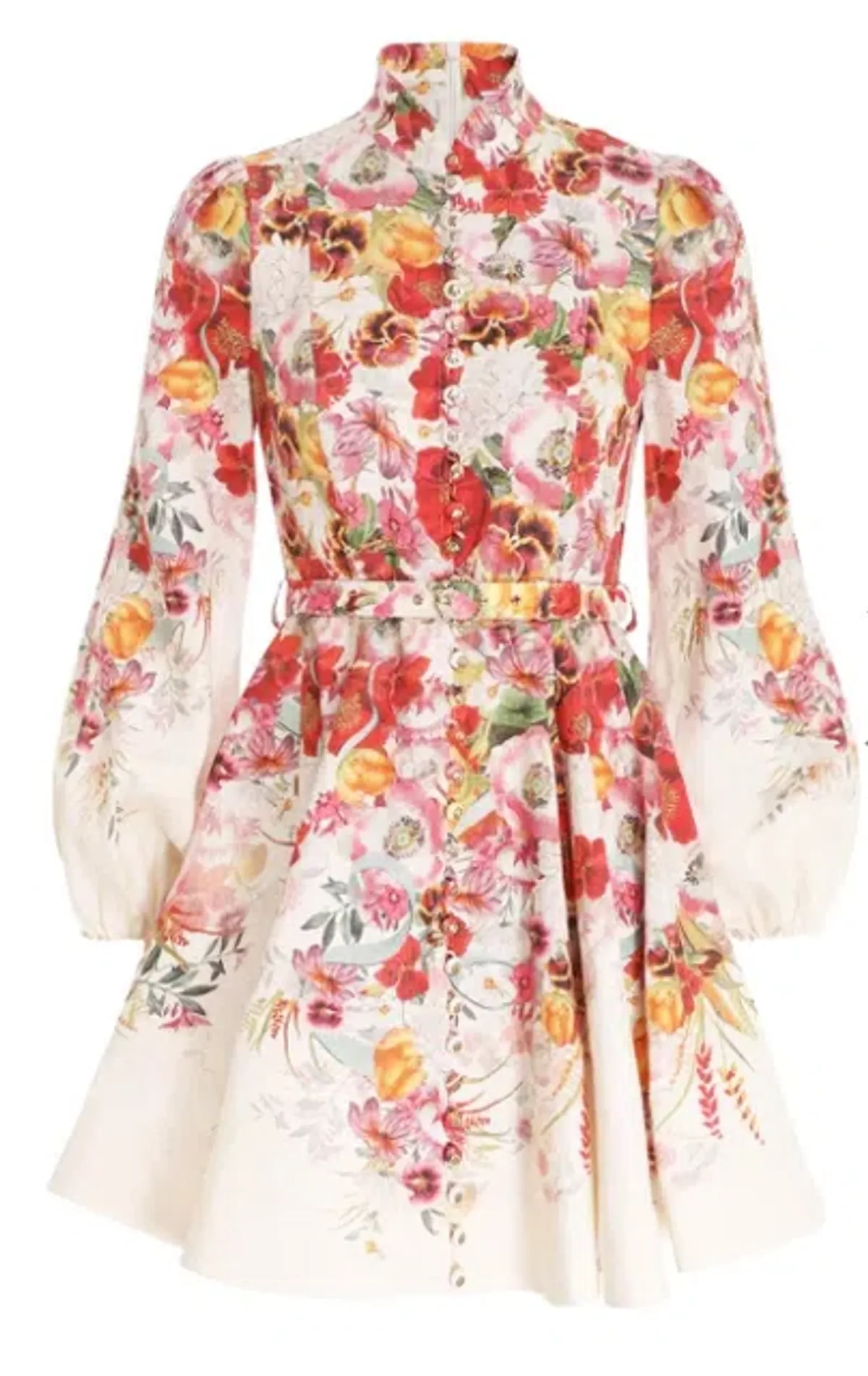 Zimmermann Wonderland Buttoned Mini Multi Size 1 / Size AU 10 - Image 3