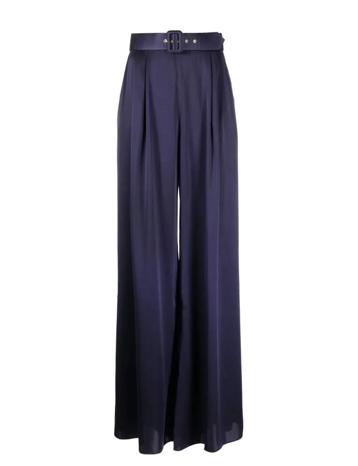 Zimmermann Silk Belted Wide Pants Navy Size 0 / AU 8 - Image 3
