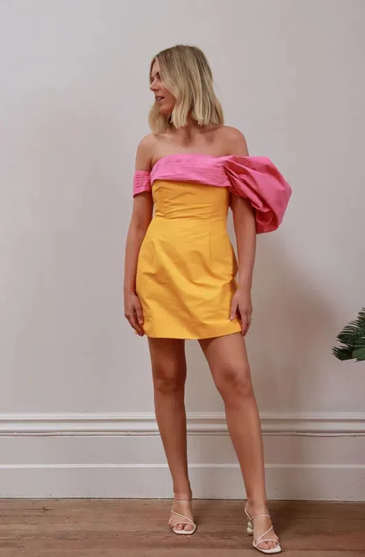 Rachel Gilbert Manuela Mini Dress Orange Size 2 / AU 10 - Image 3