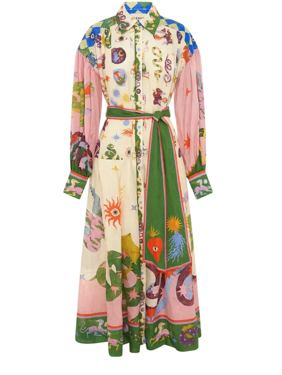 Alemais Seeker Shirtdress Multi Size 12 / L - Image 4