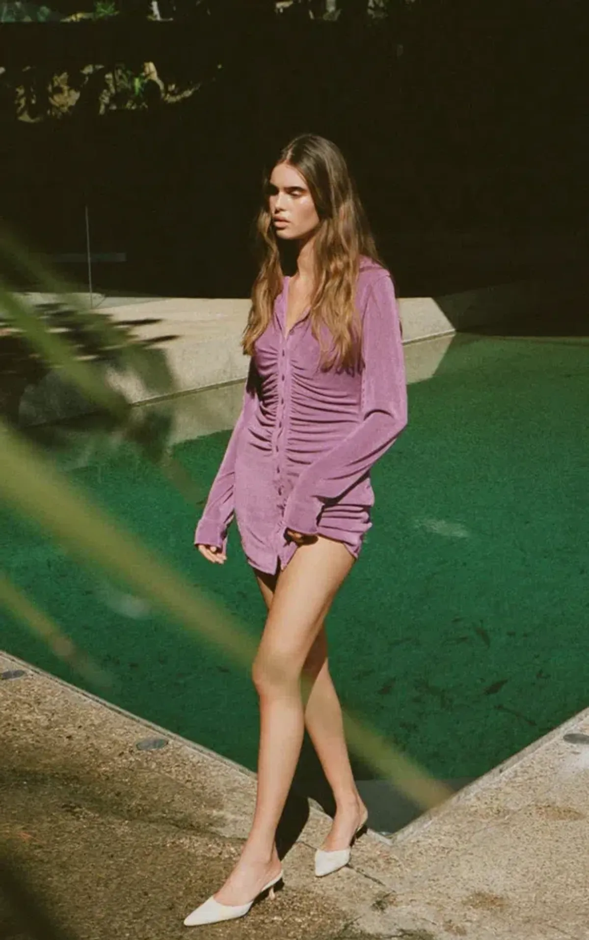 With Jean Purple Andy Dress Purple Size AU 8 - Image 1